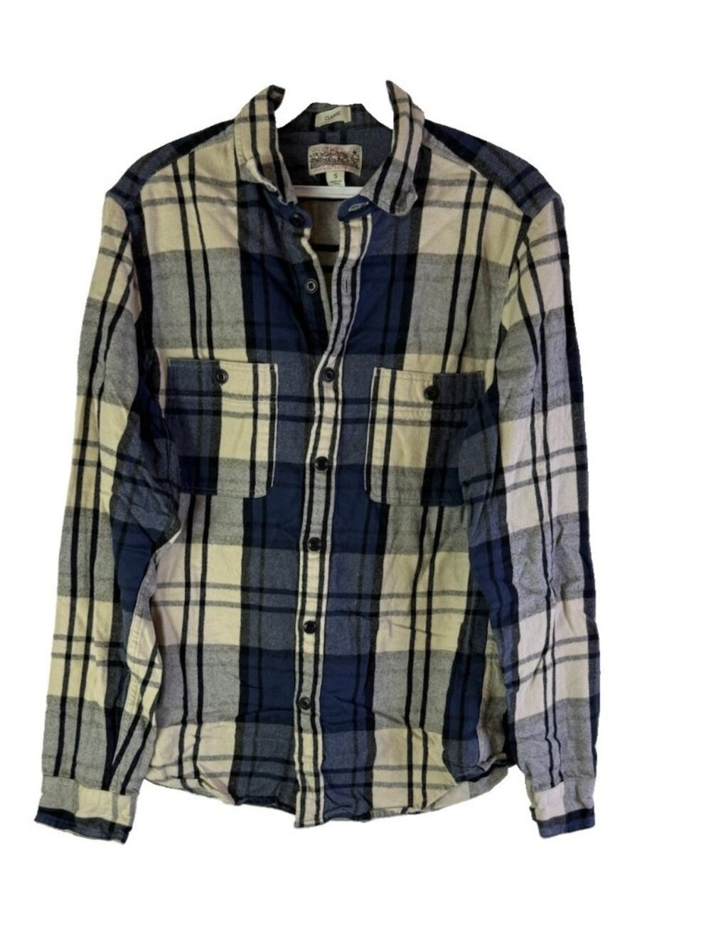 J.Crew Classic Flannel Button Shirt Plaid Chamois Cloth